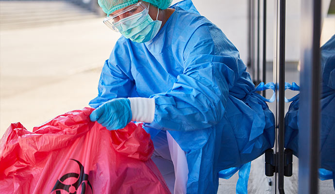 Biohazard cleanup service