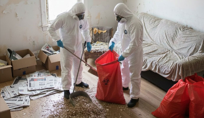 Professional animal waste cleanup service