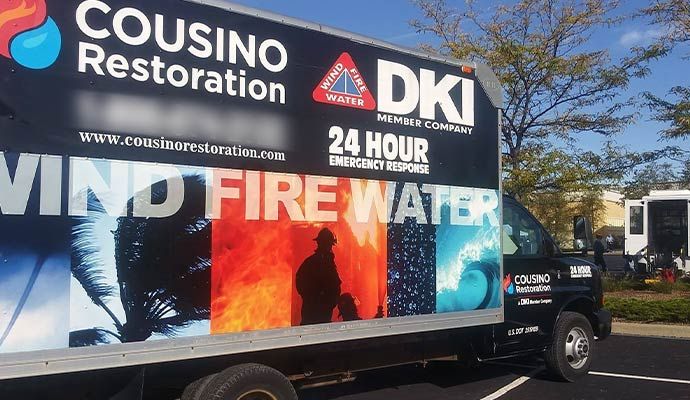 Cousino Restoration & Environmental emergency response vehicle