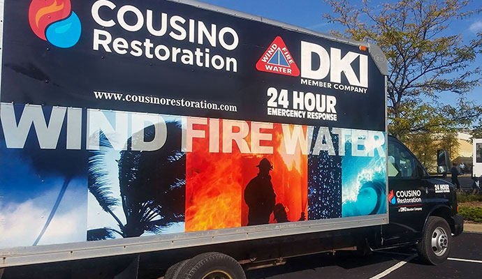 Cousino Restoration & Environmental emergency service truck