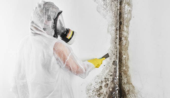Mold cleanup service by Cousino Restoration & Environmental