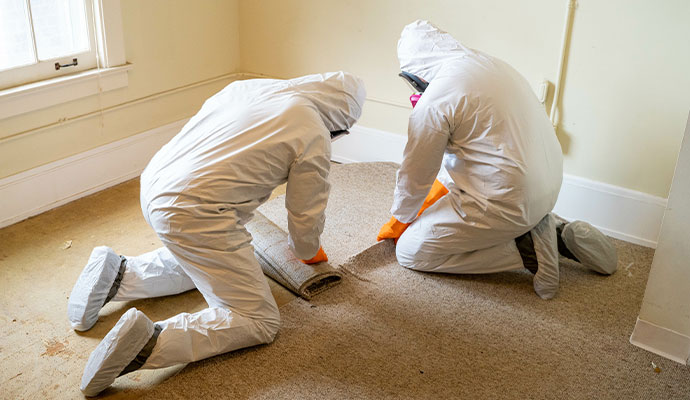Professional biohazard cleanup service