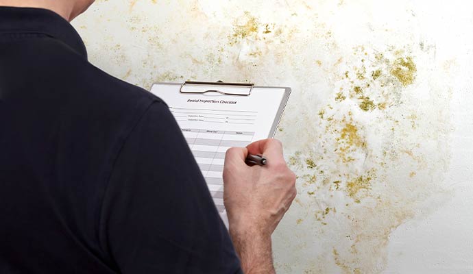 Professional mold inspection service