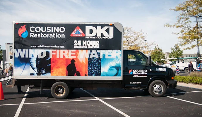 Cousino Restoration & Environmental emergency service truck