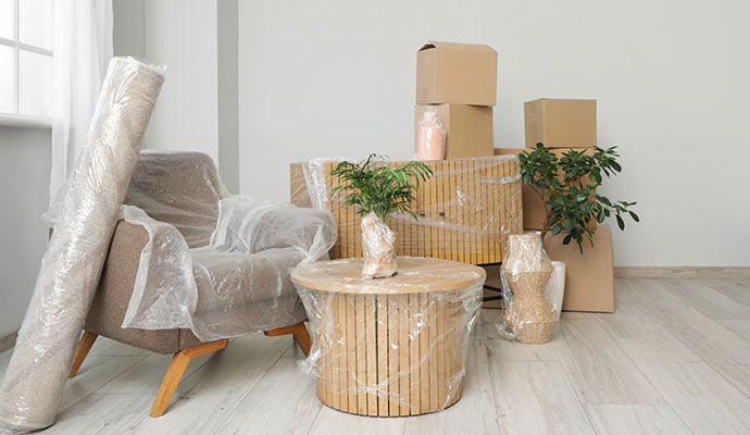 Contents warped for moving after restoration